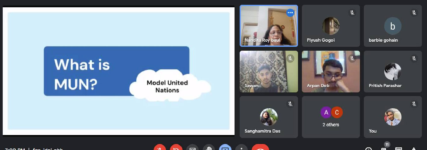 Successful webinar on MUN